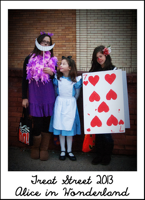 Trick-or-treating in Wonderland - Overstuffed Life