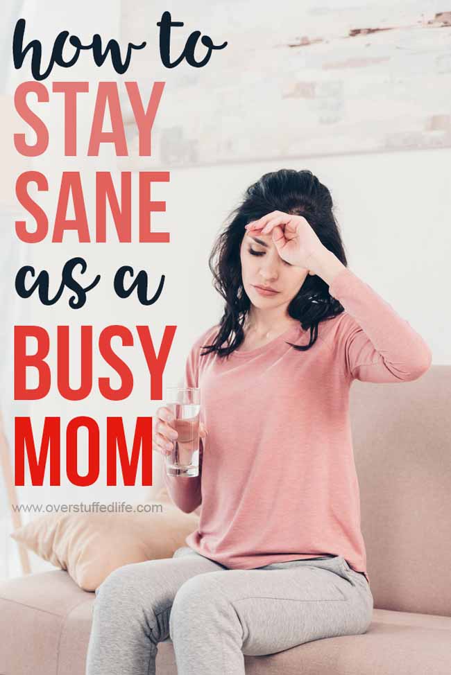 Moms are busy. Motherhood is messy. If you are a tired mom, try these 6 ways any busy mom can lessen stress and stay sane. 