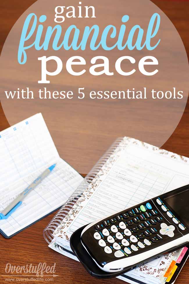 If you're living paycheck to paycheck and barely keeping afloat with finances, even though you're working hard, here are five essential tools to help you get ahead financially and finally find the financial peace you are looking for. #overstuffedlife