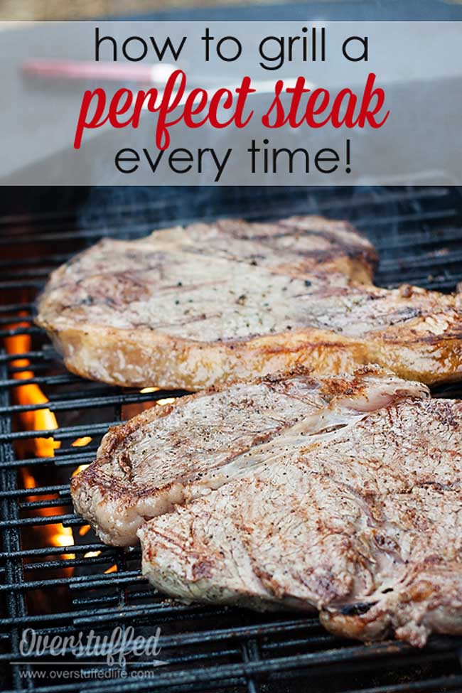  How to Grill a Perfect Steak Every Time! It's so much easier than you might think--no fancy marinades or sauces, just a juicy, tender steak that everyone will love!