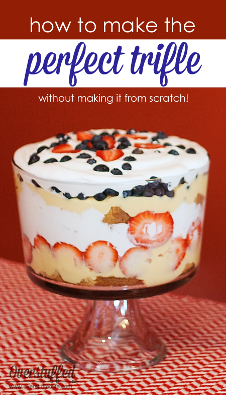 A few really great tricks on how to make your trifle TASTE like you made it from scratch, even though you didn't. Spend less time in the kitchen and more time enjoying the holiday!