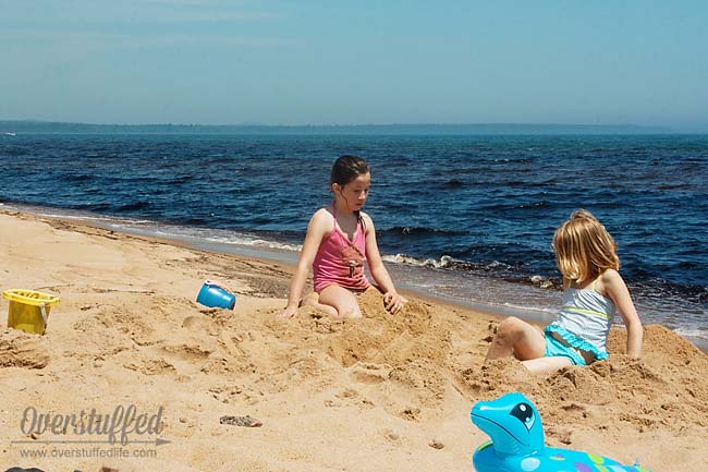 building sand castles