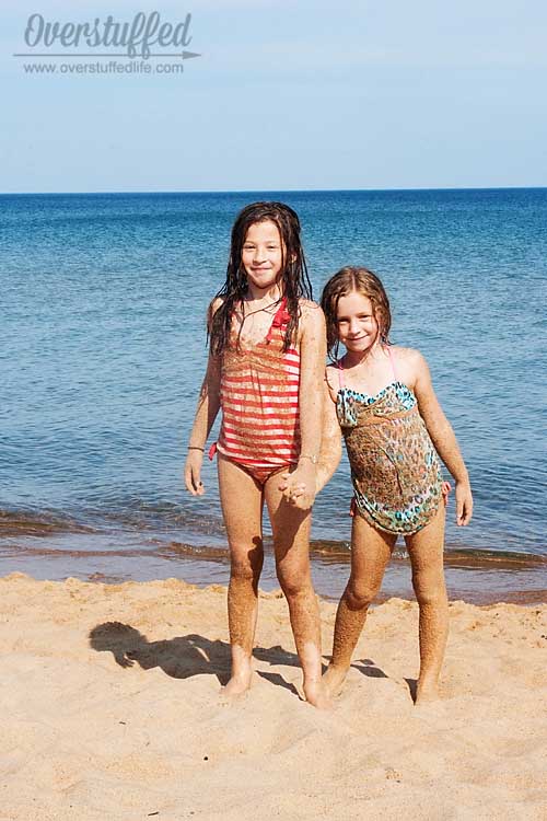 Beach photo sandy girls