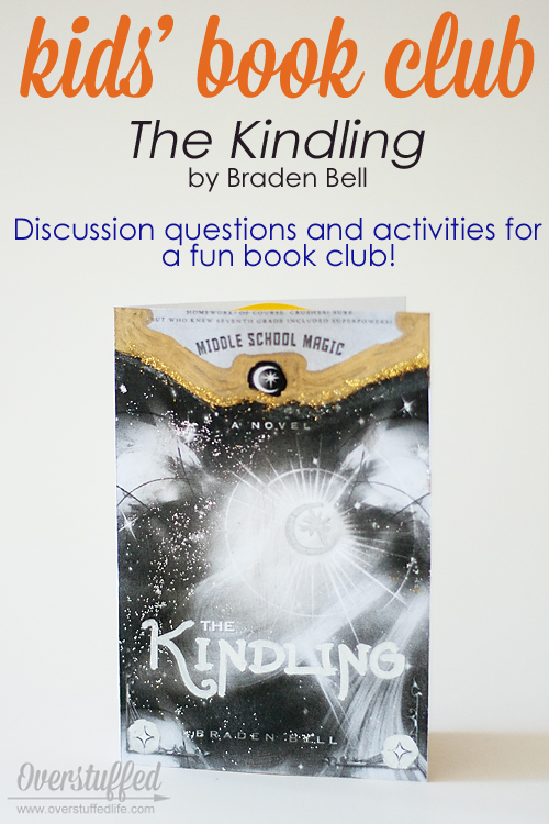 Discussion questions and activities to host a kids' summer book club for The Kindling by Braden Bell.