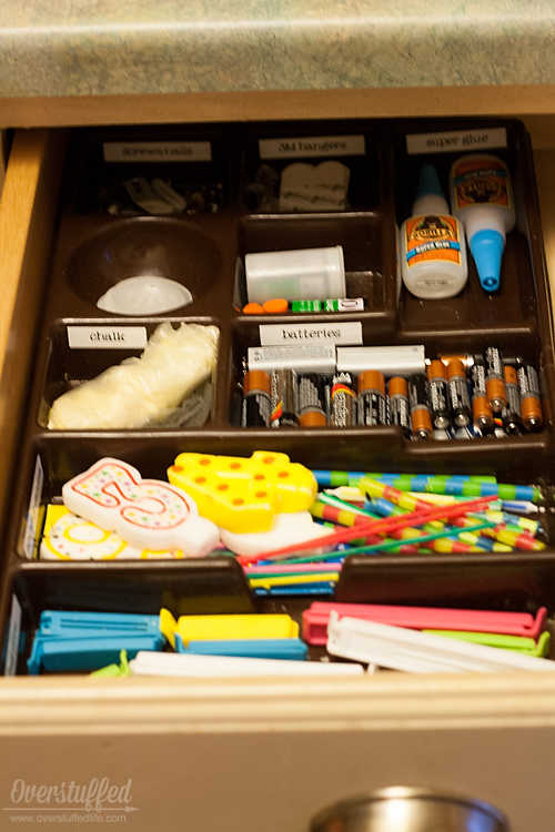 Organizing Junk Drawers - Overstuffed Life