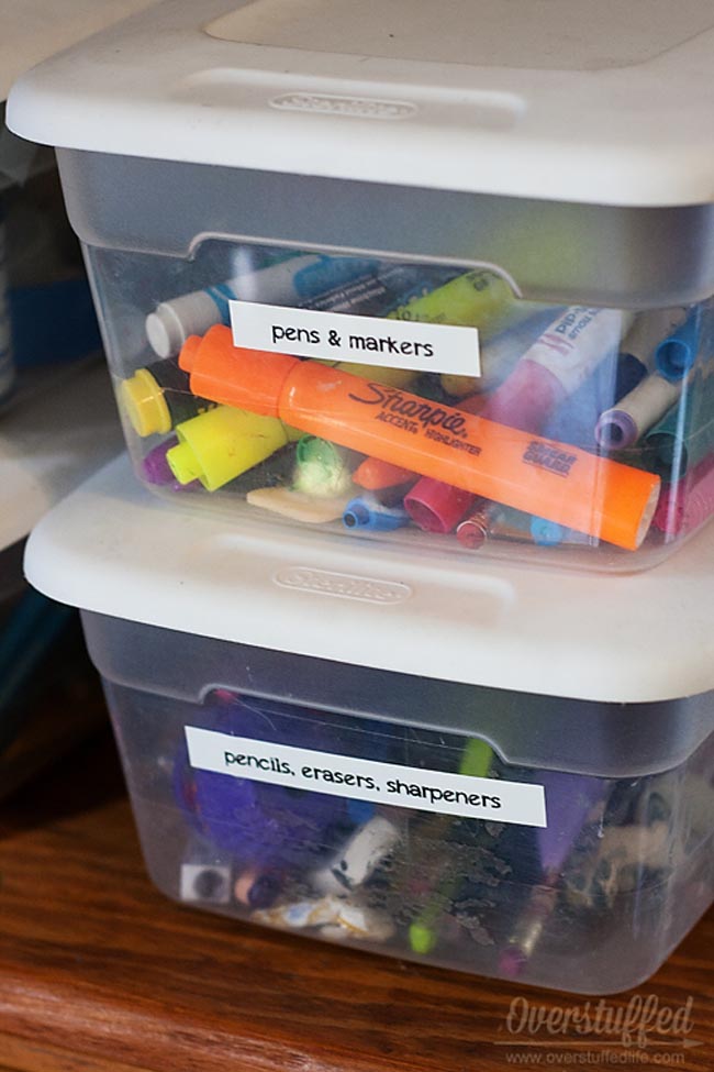 Want to stay organized? Label things!