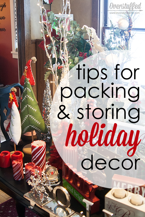 Taking down Christmas is nowhere near as fun as putting it up, but it has to be done! Here are some great tips for keeping it organized so you can store it away for next year.