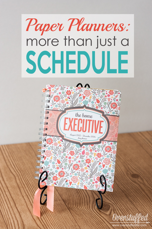 Paper planners are so much more than just a schedule on a calendar. They are a way to keep every aspect of your life in order.