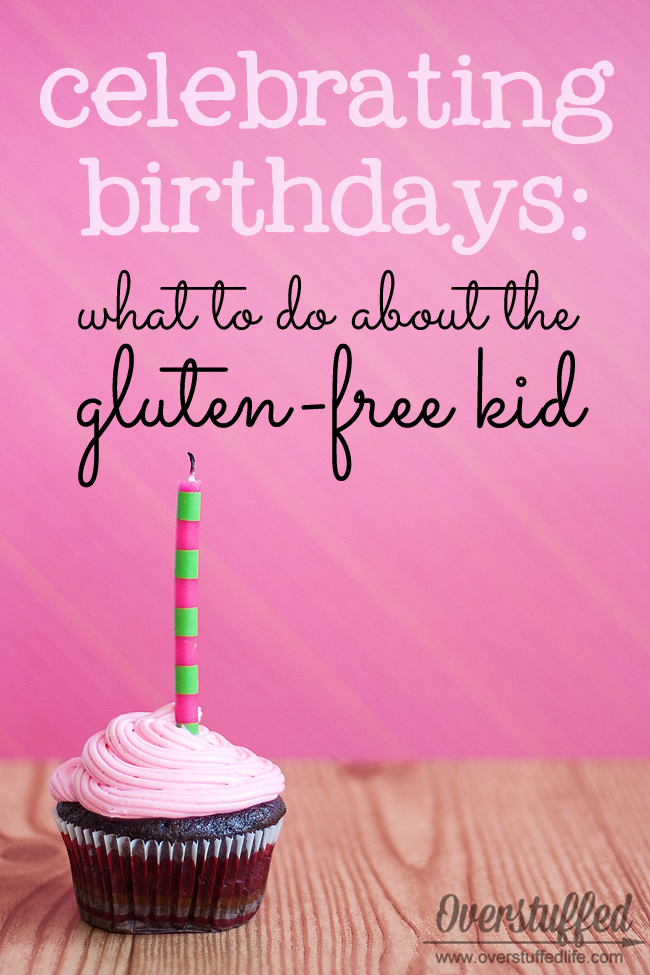How to accommodate kids with gluten-free diets--or kids with any special diets due to food allergies--at birthday parties and other celebrations.