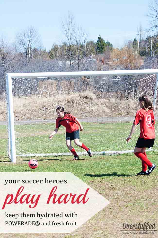 Keep your soccer hero hydrated with foods and drinks that have been proven to replenish the electrolytes lost during play. Also, make a fun mesh soccer snack kit to hand out at soccer practices and soccer games.