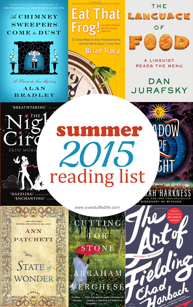 My 2015 Summer Reading List