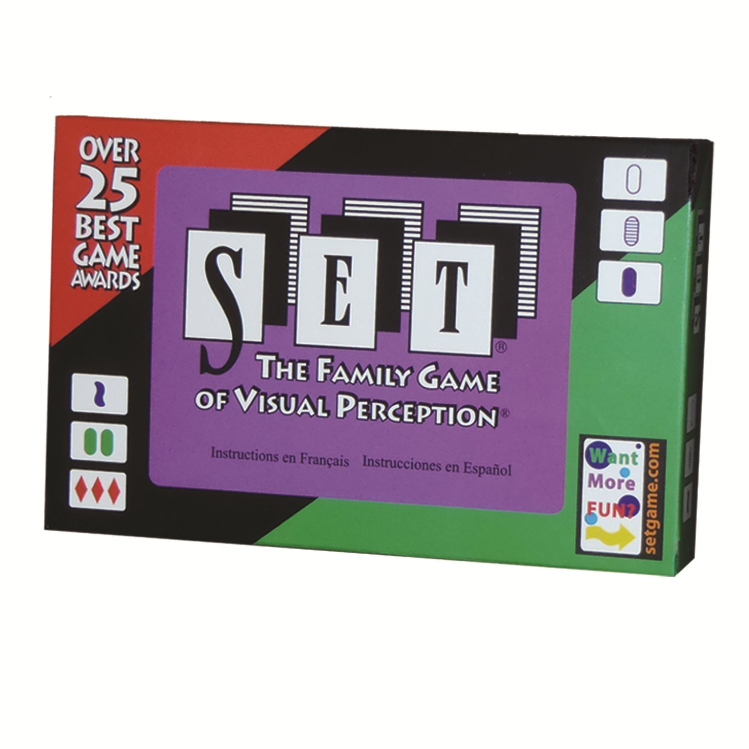 Set is a brain-bending but super fun card game that the entire family will enjoy playing together.