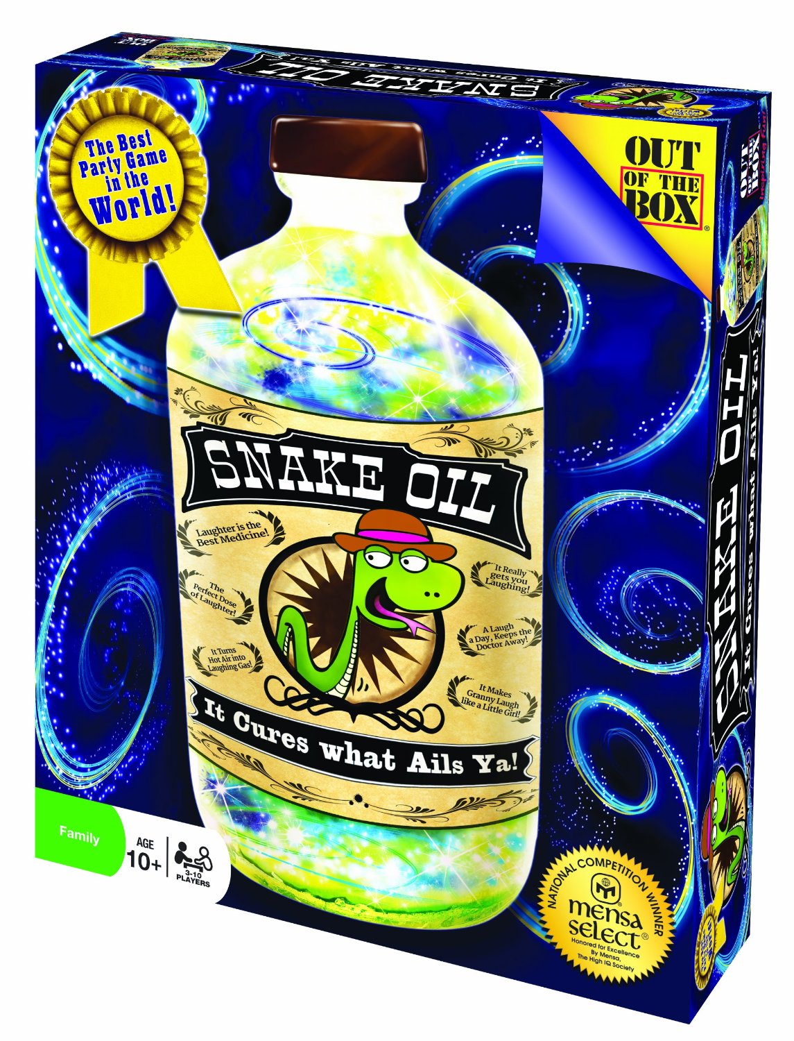 Snake Oil will quickly become your family's new favorite board game.
