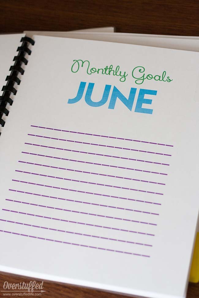 Goal setting and accountability is an essential skill for children to learn. Help them set goals and follow through with them by using this summer goal setting workbook. #overstuffedlife