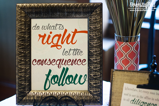 Do what is right let the consequence follow free printable