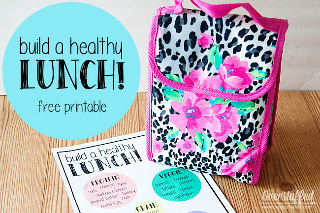 Teach Your Kids to Pack Healthy Lunches {Free Printable}