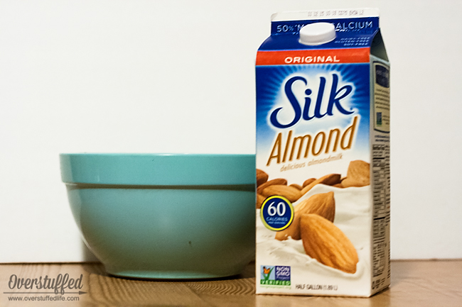 Use Silk Almond milk to make your game day parties dairy free.