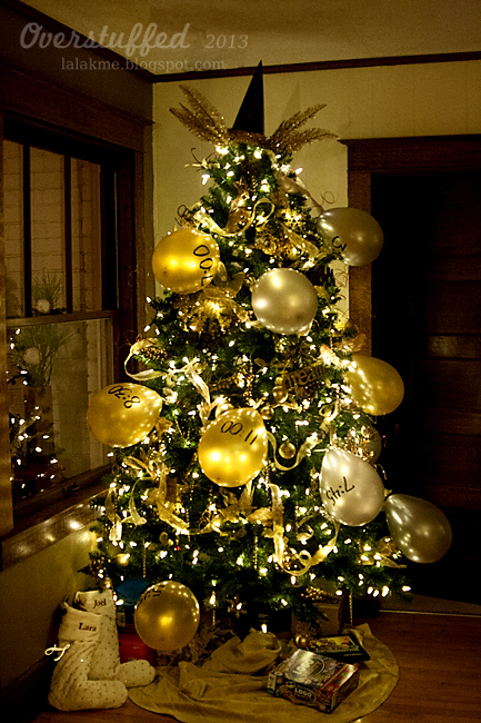 Redecorate your Christmas Tree for a New Year's celebrations! #overstuffedlife