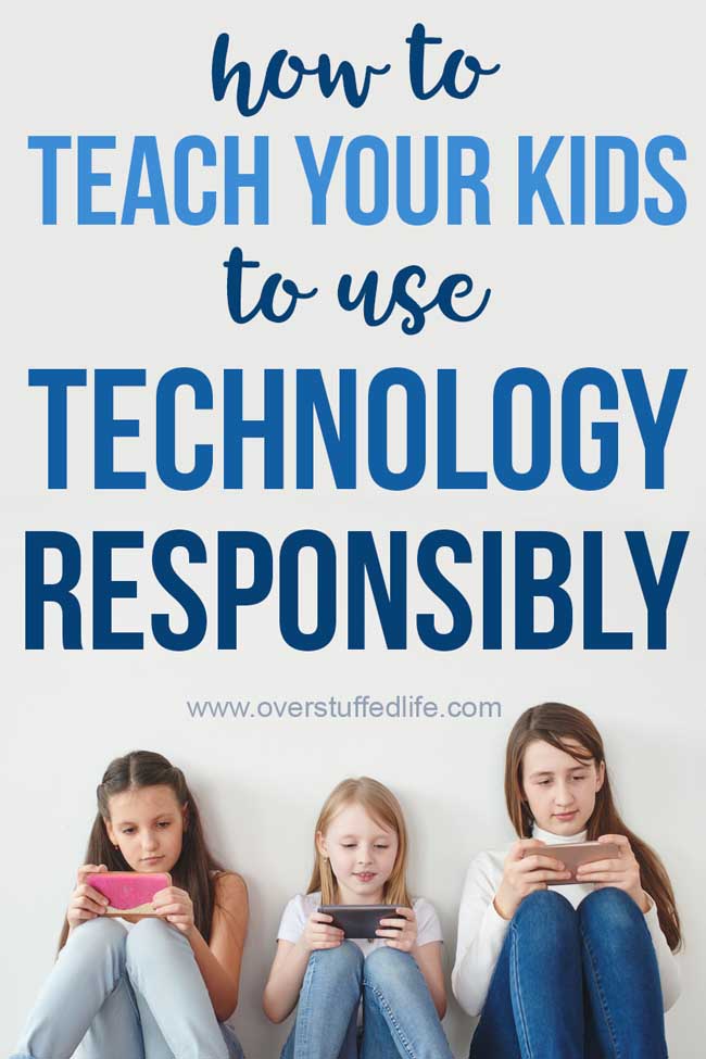 Teach your children to use technology in a responsible, healthy way. 5 tips for parents to help children learn to use phones and other tech devices appropriately.