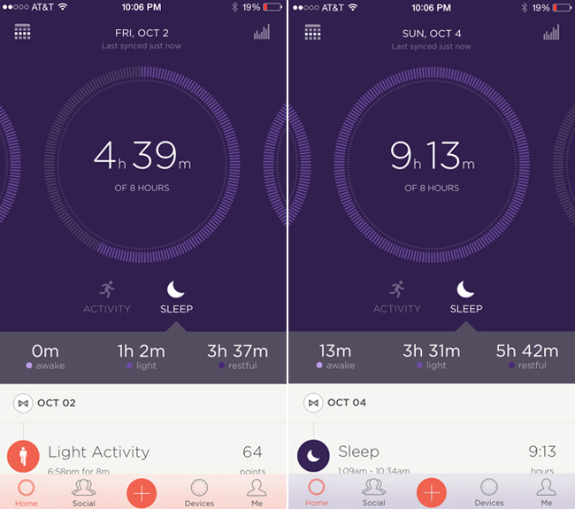 Use a Misfit Shine to track your sleep and activity.