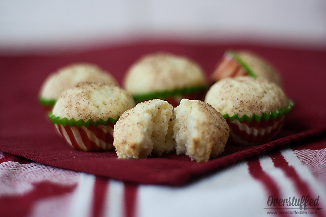 Gluten-free Eggnog Mini Muffins. So good!