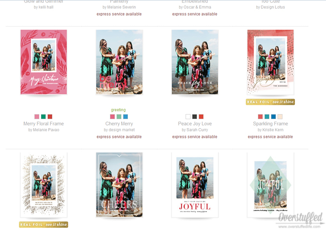 Minted.com makes designing and ordering your card super easy!