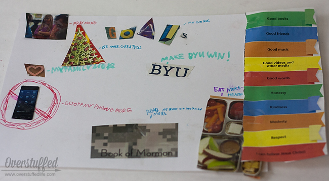 Vision boards are a fun way to help kids set goals for the new year! What kid doesn't love an art project?