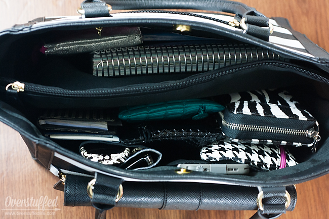 This easy organization trick will keep your purse organized forever.