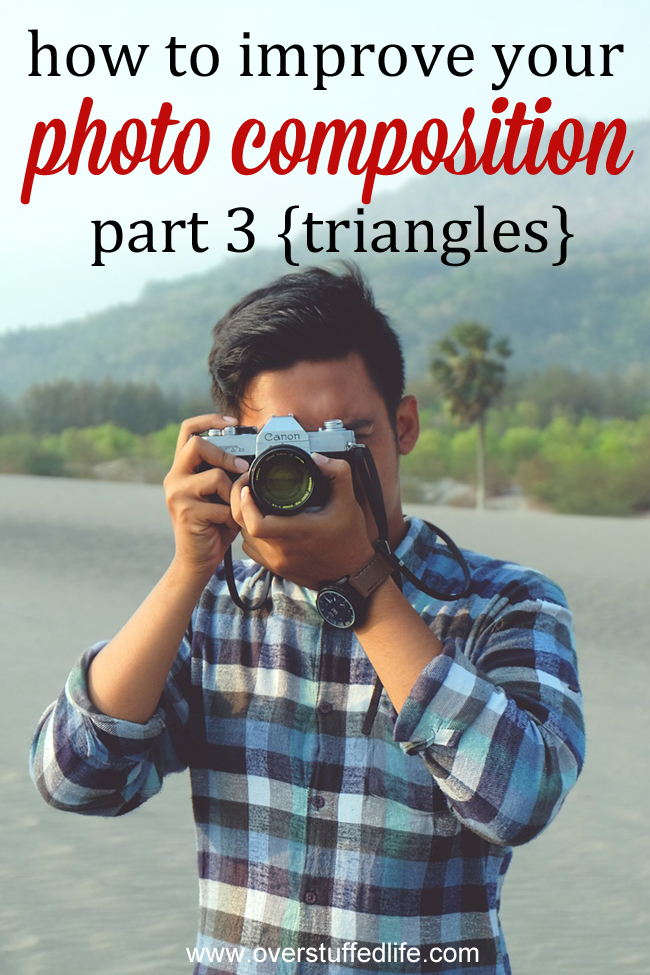 Learn how to improve your photo composition by making use of visual triangles in your photos. It's much easier than it sounds! #overstuffedife