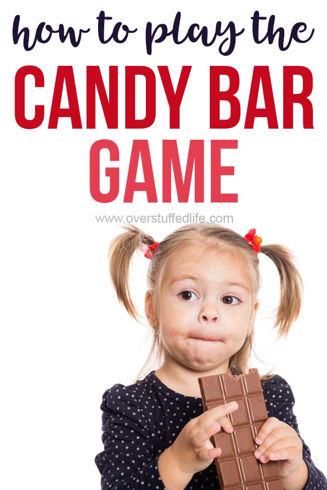 The candy bar game is a fun party game for kids, teens, and adults! Use it for birthday parties or any get together!