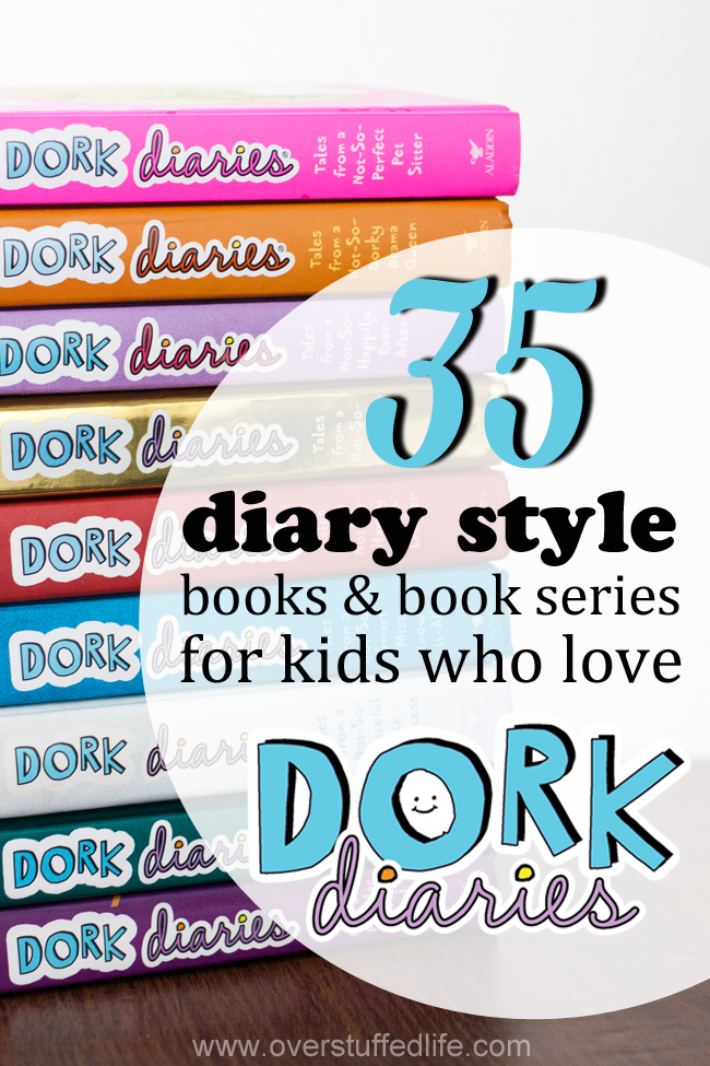 If your kid loves reading Dork Diaries and Diary of a Wimpy Kid and you can't get them to read anything else, try these other books that are very similar to Dork Diaries. #overstuffedlife