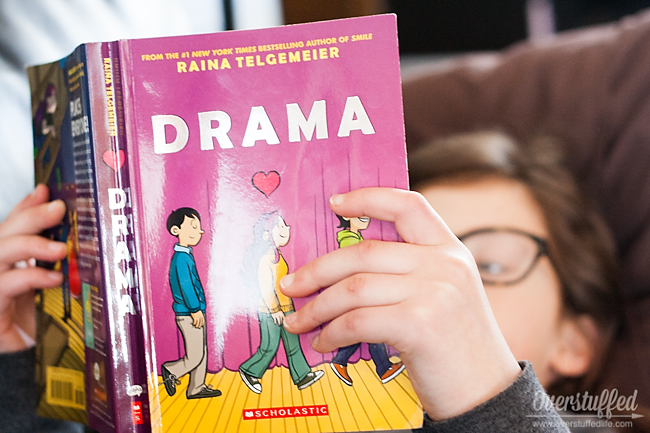 Drama by Rainia Telgemeier is a book that appeals to kids who like to read from Dork Diaries