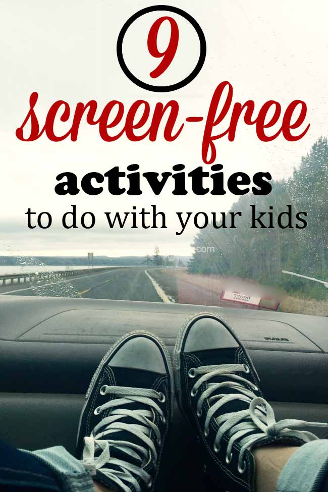 Fun and creative activities to do with your children this summer that don't require a screen