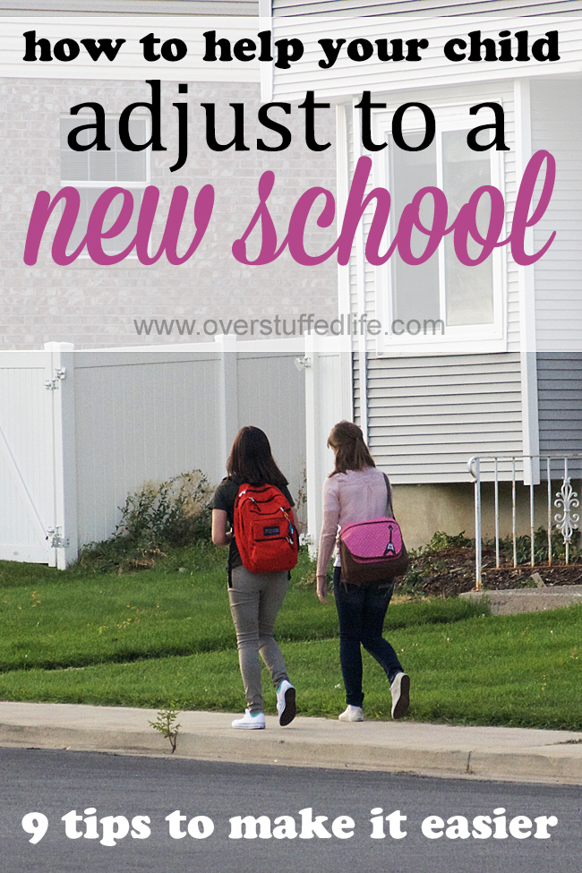 Moving to a new school is hard! Help your children get adjusted to a new school by using these 9 tips.