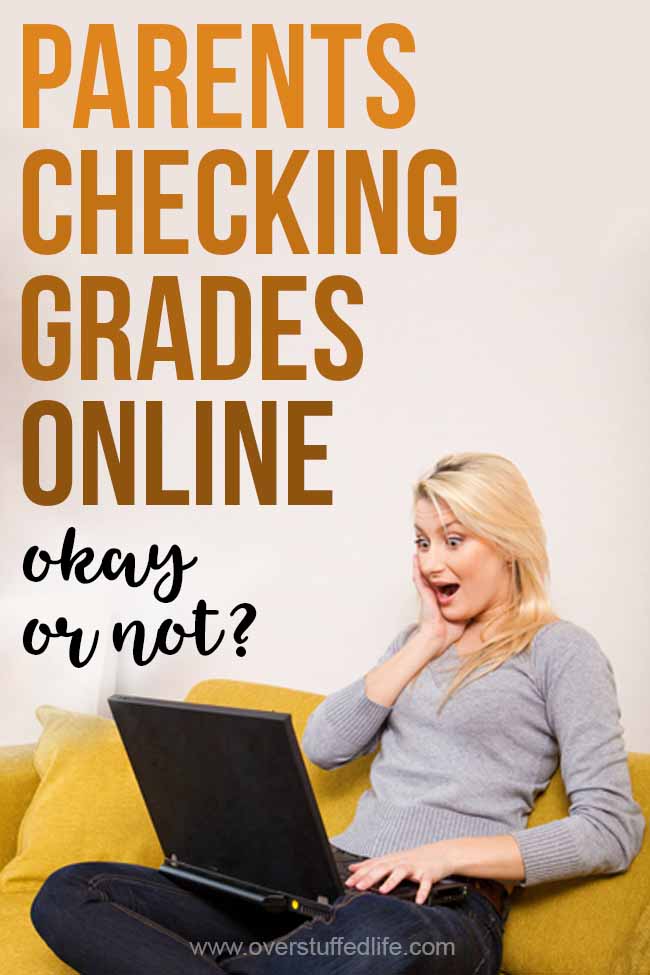 Should parents check grades online for their kids? What are the pros and cons and what will benefit kids the most when it comes to their online grades?