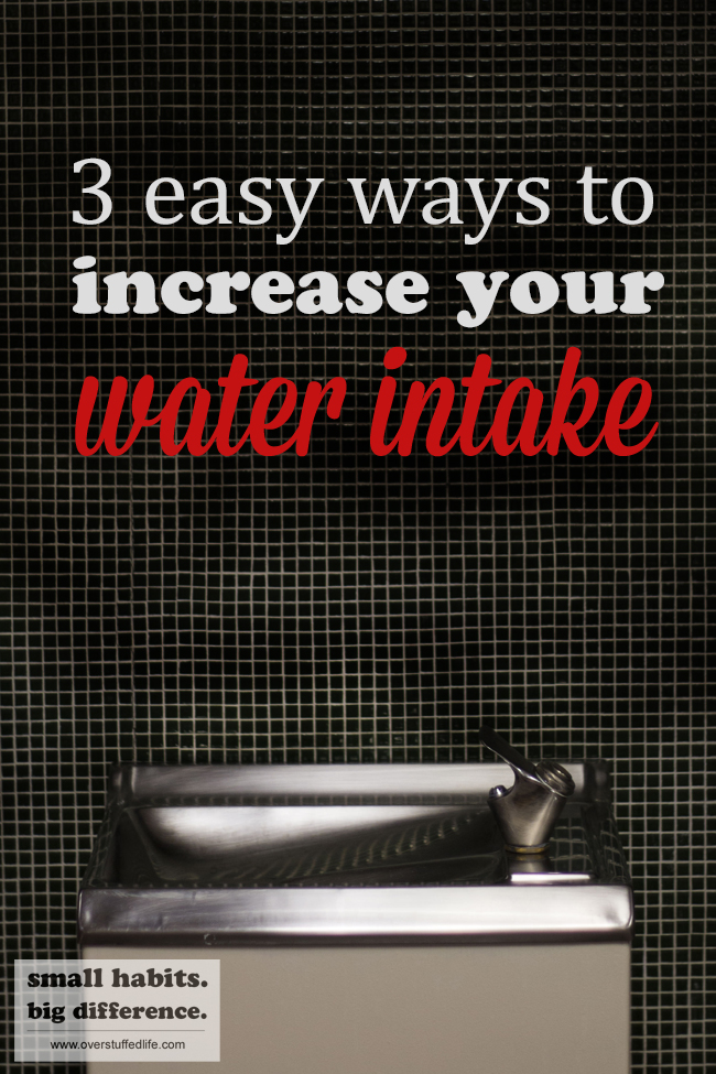 Not drinking enough water? Here are 3 super easy ways to increase your water intake—you'll be surprised at how easy it is to reach your daily water intake goal!