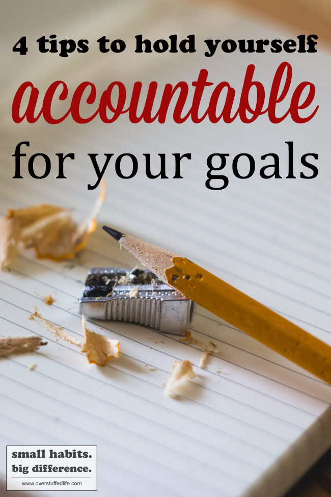 Sometimes it's difficult to establish new habits and attain healthy goals because you aren't accountable to yourself. Try one of these ideas to help you be more accountable and actually start achieving your goals!