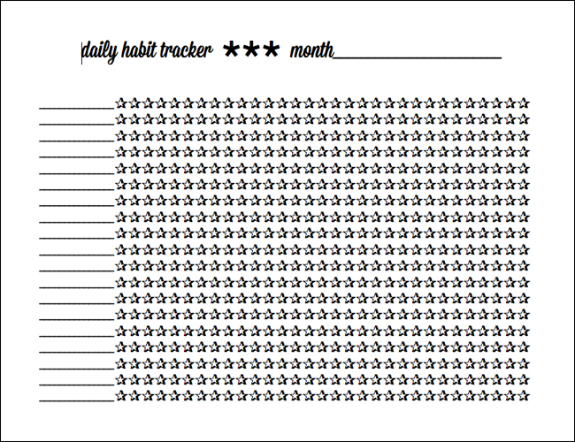 Be more accountable for the habits you are working to form by using this free daily habit tracker printable. Download it now!