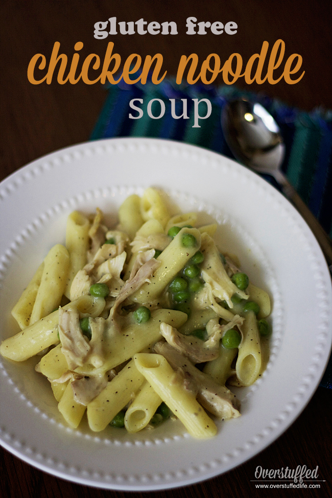 Homemade Gluten-Free Chicken Noodle Soup - Overstuffed Life