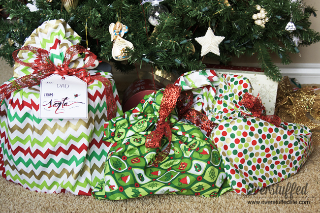 6 Pack Jumbo Christmas Gift Wrapping Bags for Oversized Holiday