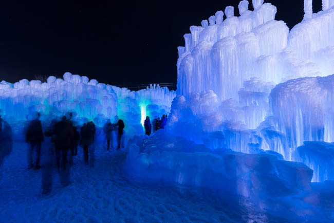 Midway Ice castles | Utah | winter activities in Utah