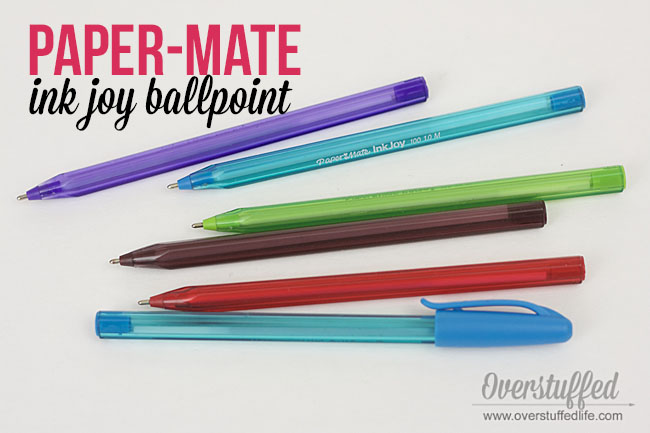 The Paper Mate Ink Joy is a great and inexpensive pen to use with a paper planner.