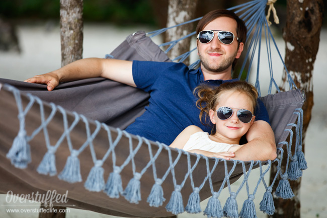 Dad will love spending time alone or with his kids in a new hammock. Great Father's Day gift idea!