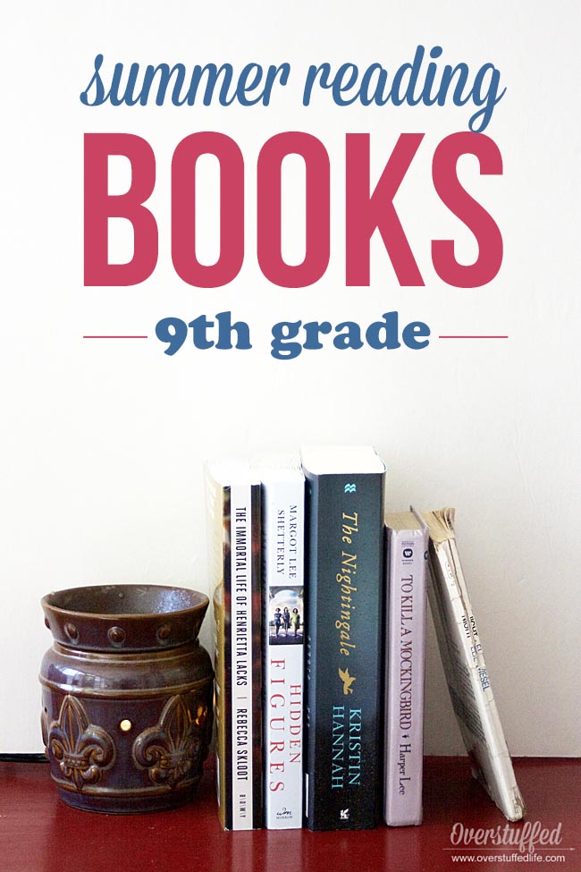 BOOKS for 9th grade SUMMER READING. If your 9th grader is an avid reader and loves books, this list is for you!