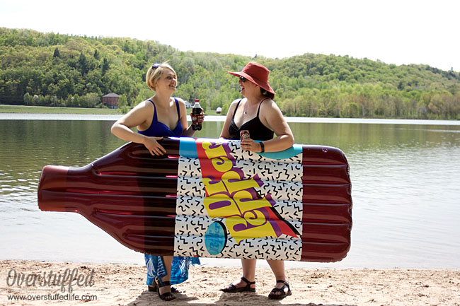 Win this awesome Dr Pepper pool float this summer by spending money on Dr Pepper at Walmart!