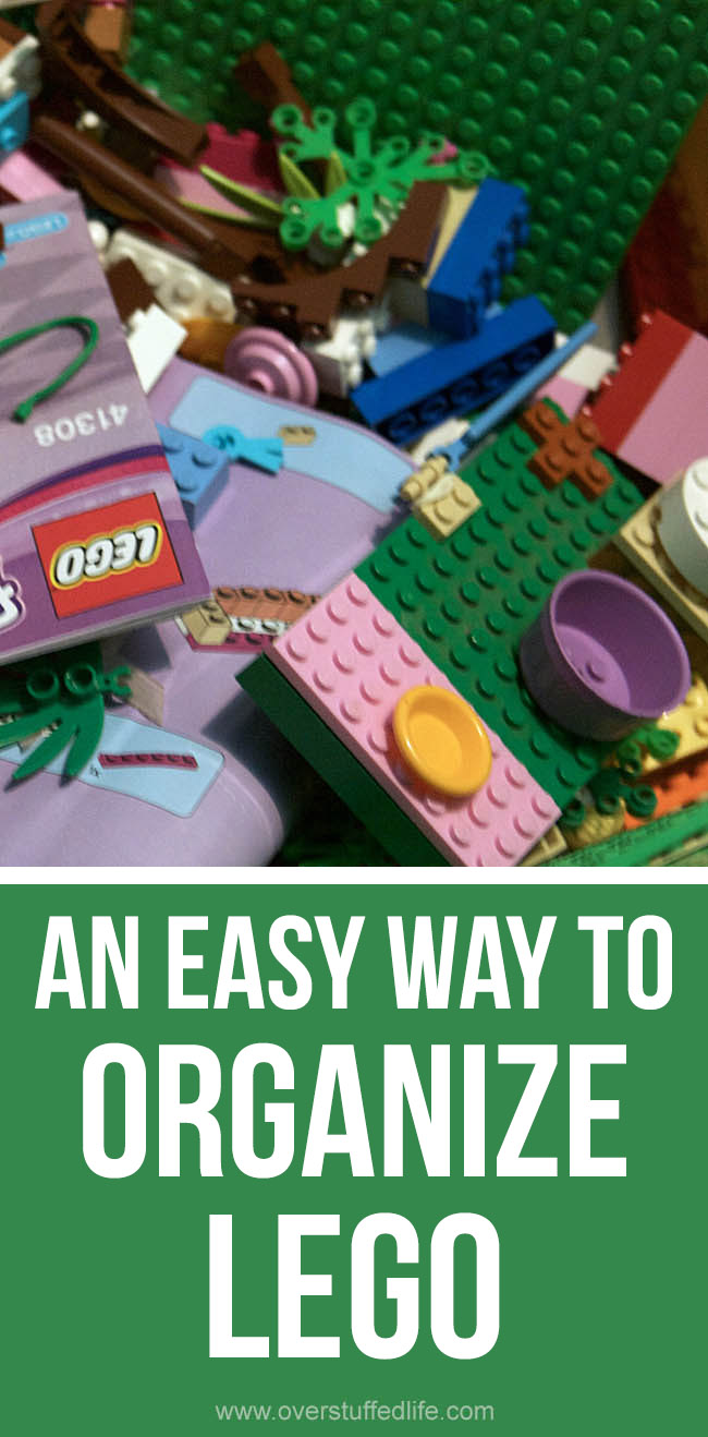 Figuring out how to sort and organize your LEGO is overwhelming! Here's one simple organization idea that worked for us.