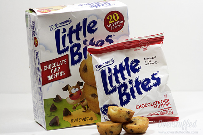 Easy lunchbox idea for kids--little bites muffins in individual packages
