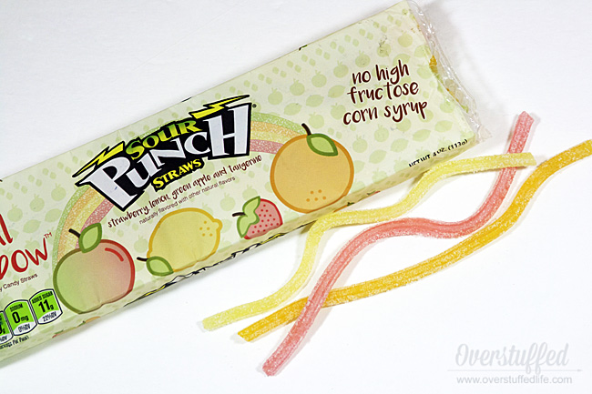 Sour punch real rainbow straws. No HFCS.