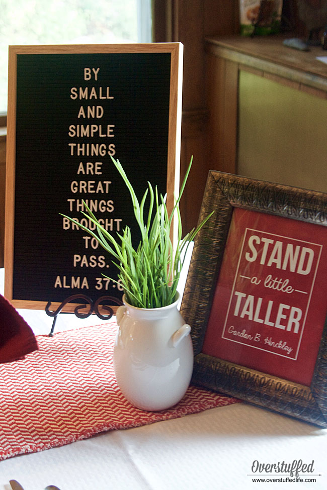 Stand a Little Taller free printable | Alma 37:6 By small and simple things are great things brought to pass | family traditions for back to school