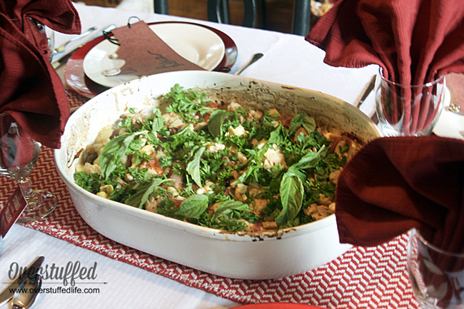 Back to school family feast. Mediterranean baked chicken